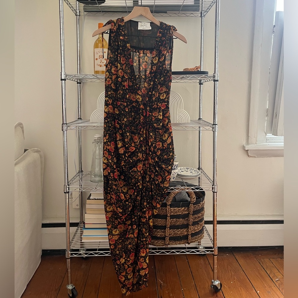 Just In Time Ruched Midi Dress